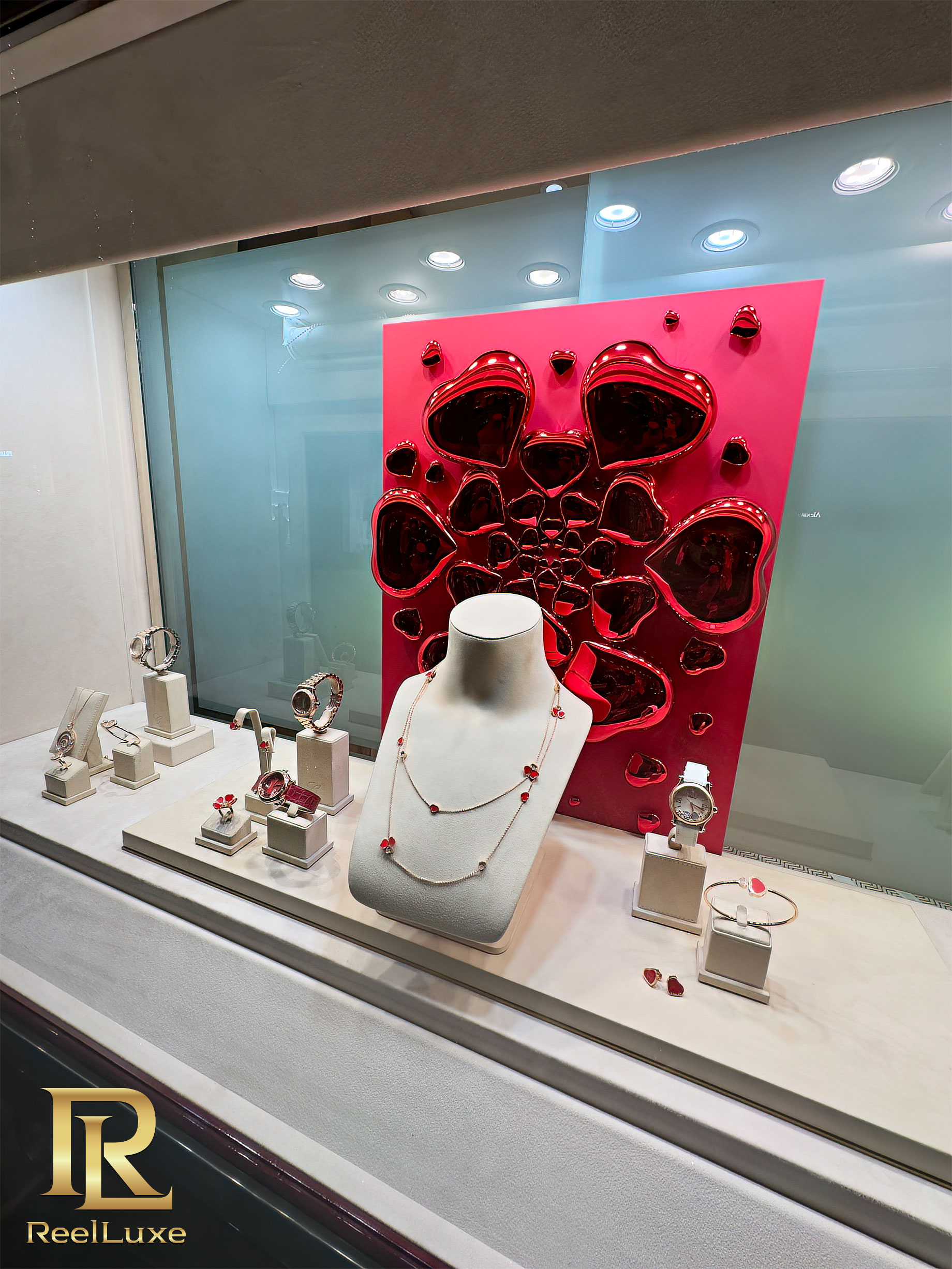 Collection Happy Hearts de Chopard – Boutique Chopard Firenze – Florence, Italie – 1