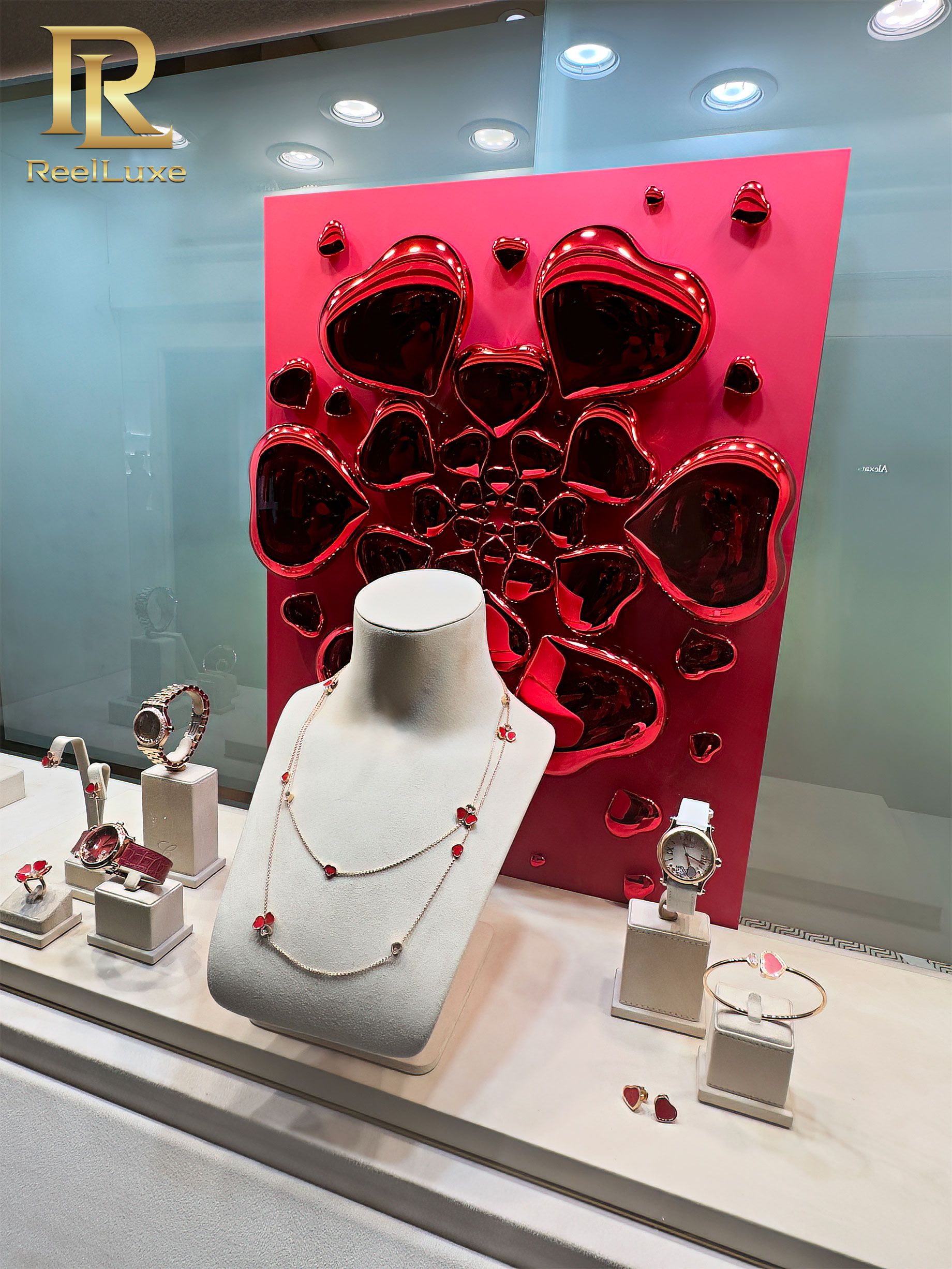 Collection Happy Hearts de Chopard - Boutique Chopard Firenze - Florence, Italie - 2