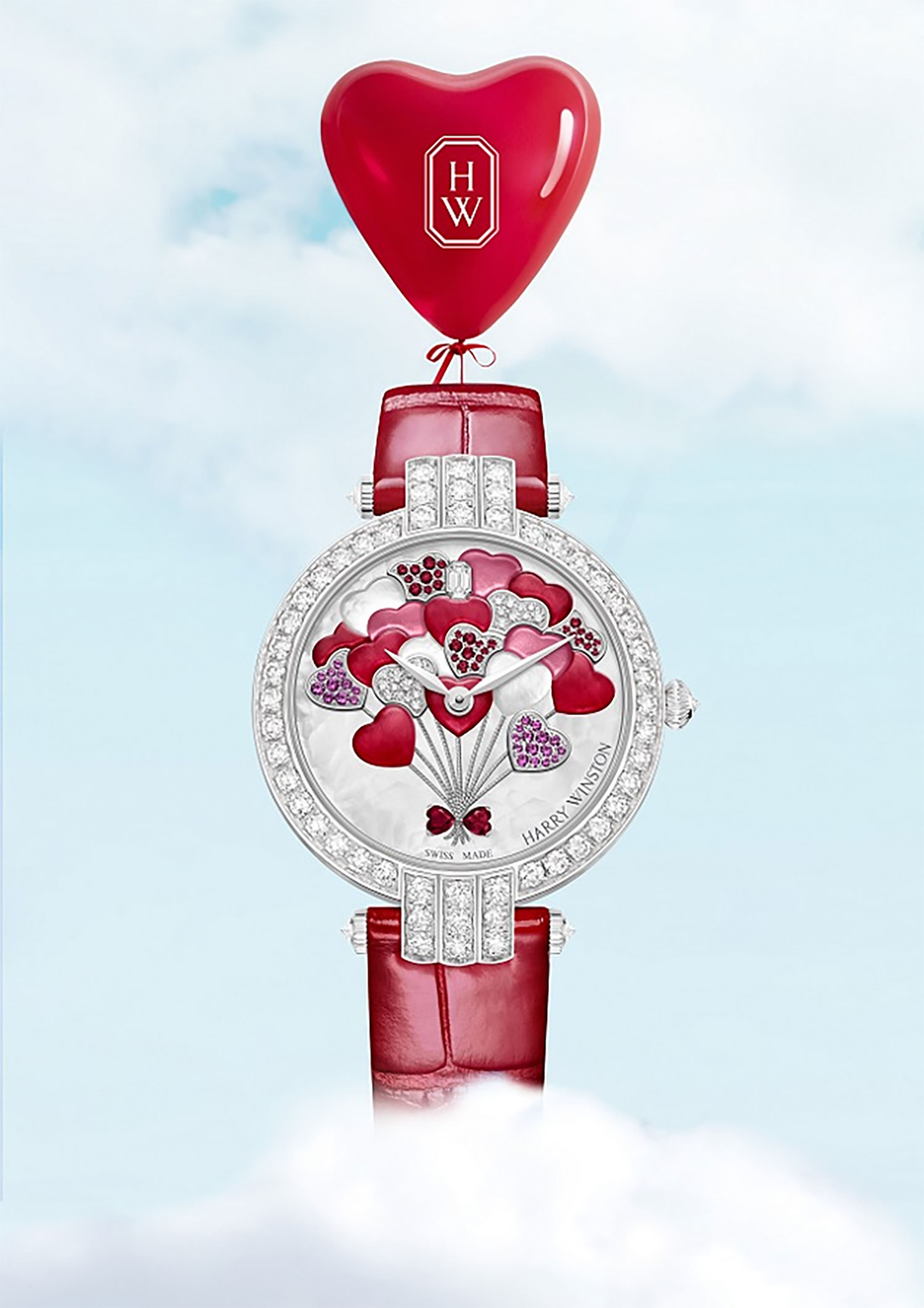 Montre automatique Harry Winston Premier pour la Saint-Valentin