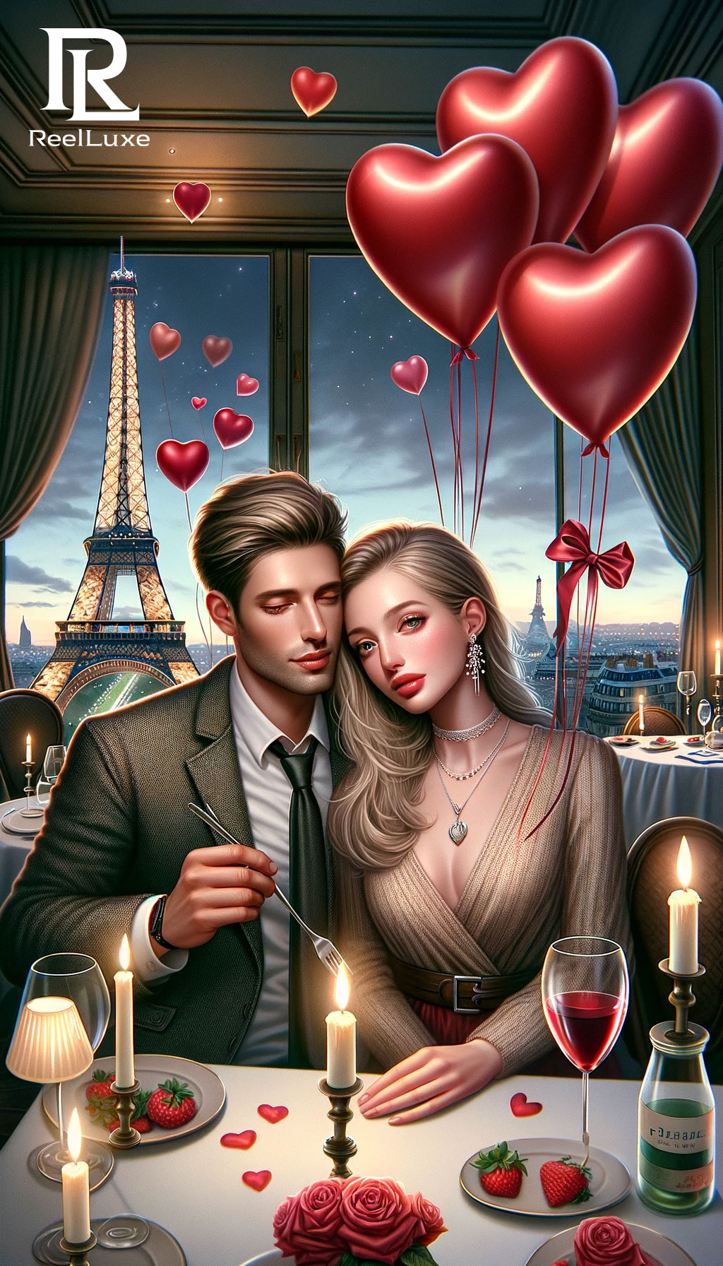 Romance dans l’air – Saint-Valentin – Beauté et Mode – Paris, France – 5
