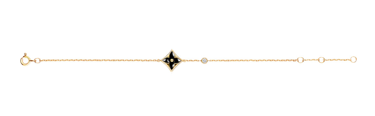 Louis Vuitton - Colour Blossom BB Star Bracelet, Yellow Gold, Onyx and Diamond