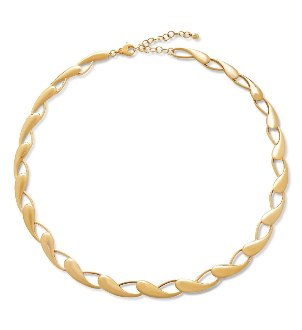 Monica Vinader – Nura gold vermeil choker necklace