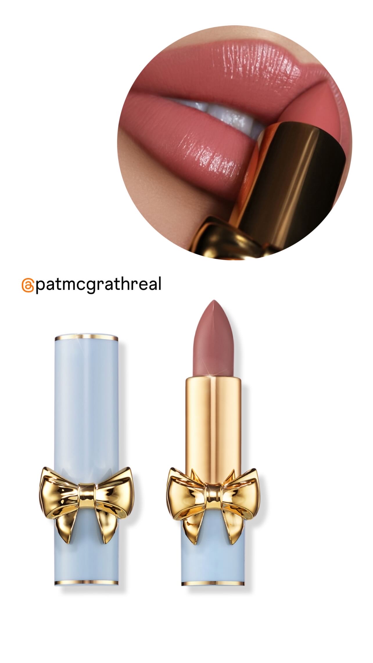 Pat McGrath Labs – SatinAllure Lipstick – Satin Lipstick – Nude Romantic II