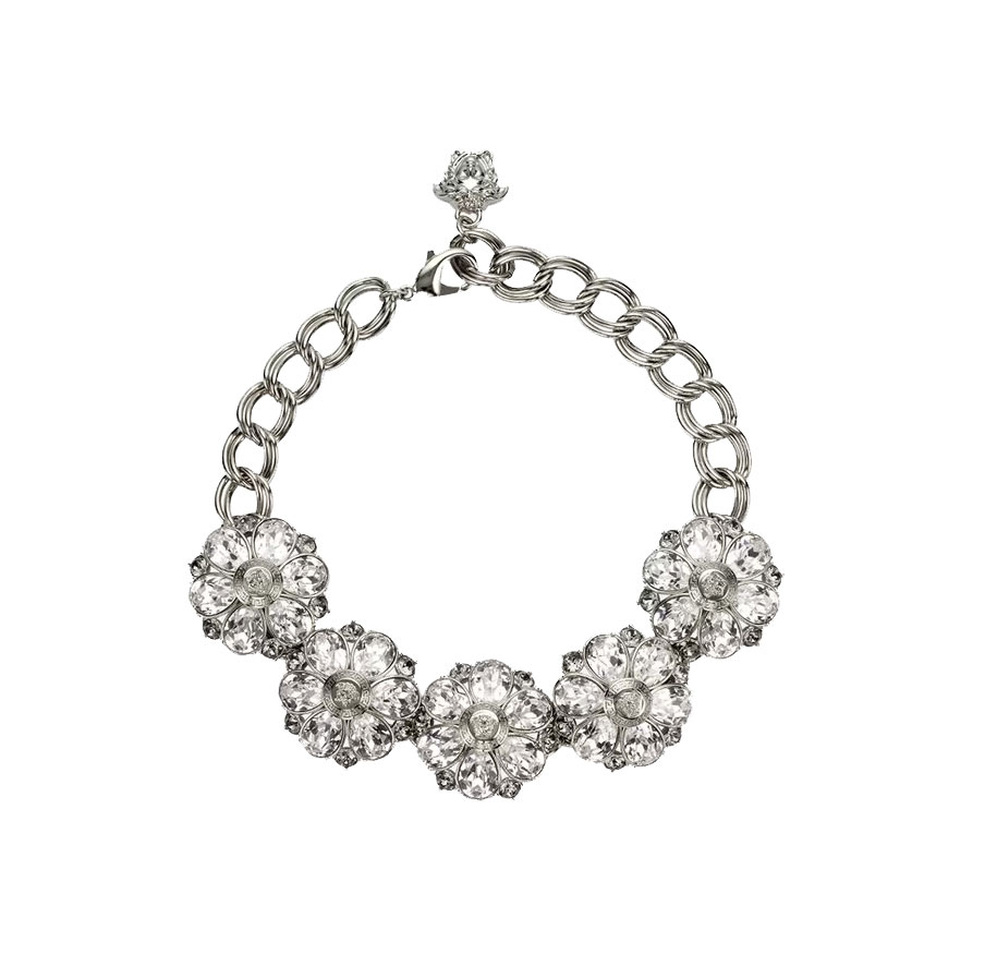 Versace - Crystal Flower Choker