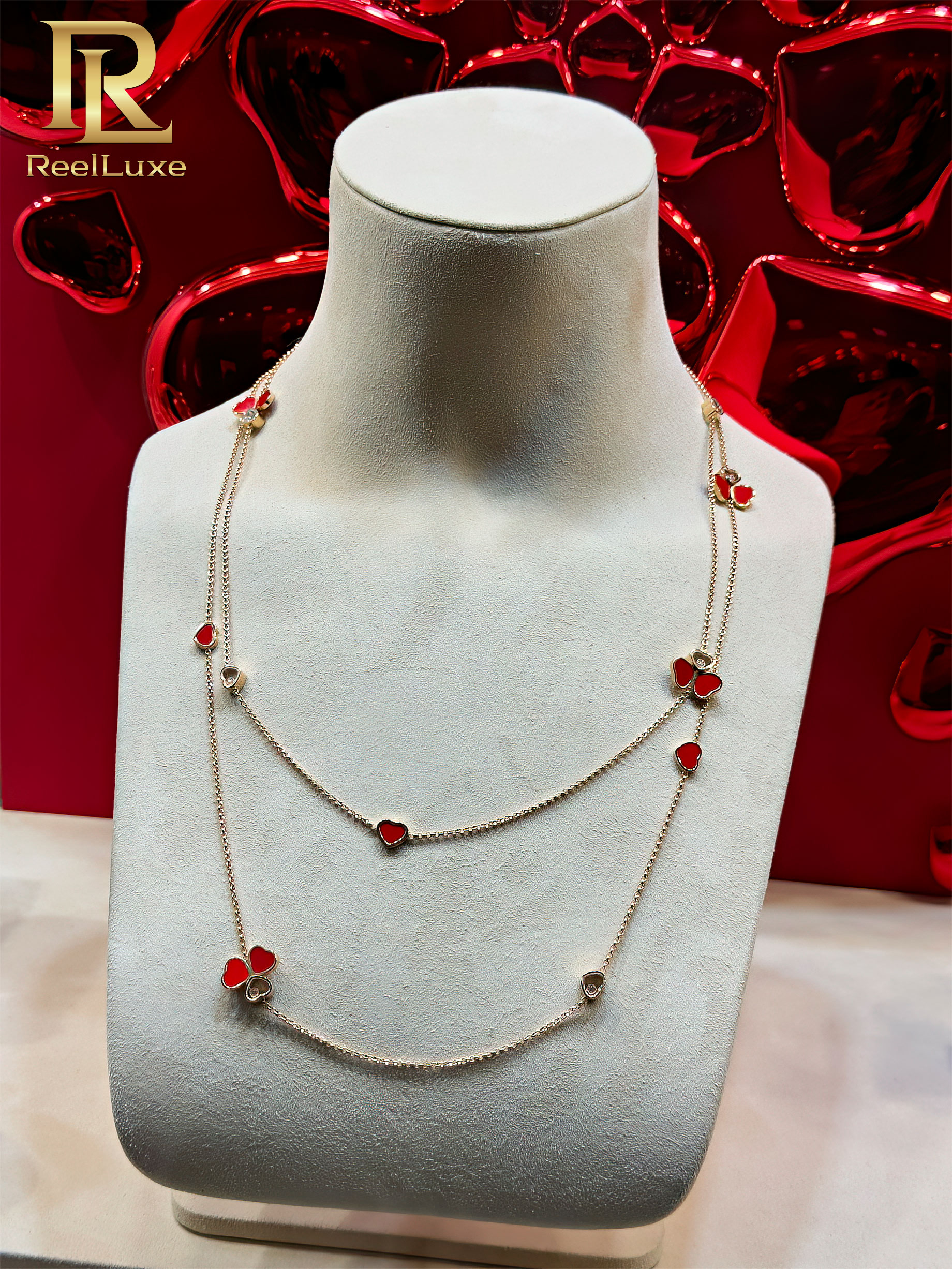 Chopard Happy Hearts Necklace – Chopard Boutique Firenze – Florence, Italy
