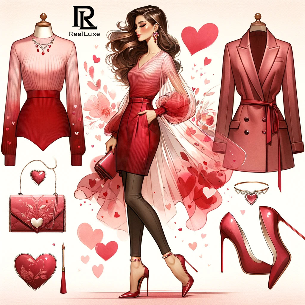 Romance in the Air - Valentine's Day - Beauty and Fashion Ensemble - 1