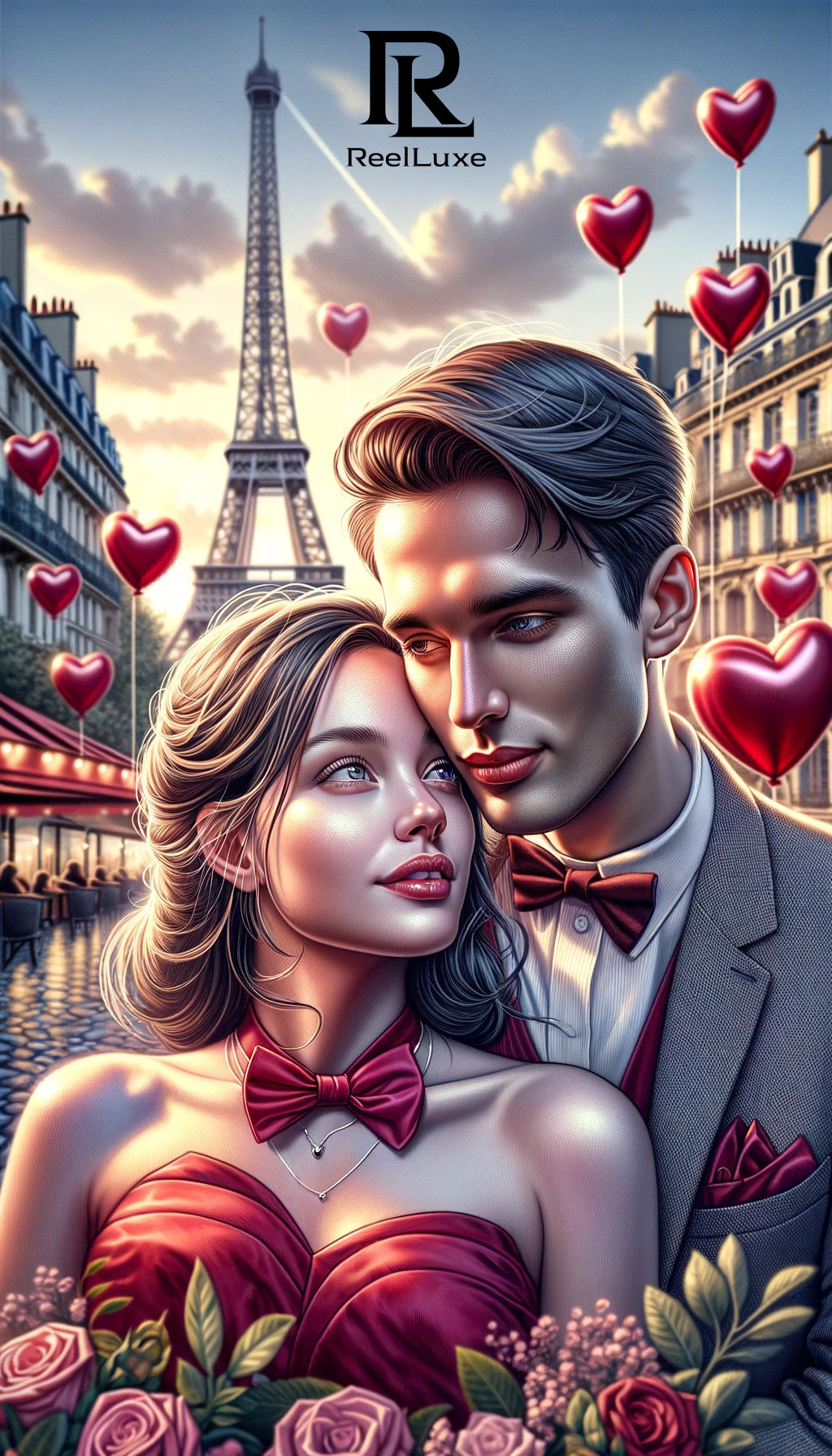 Romance in the Air - Valentine's Day - Beauty and Fashion - Paris, France - 1