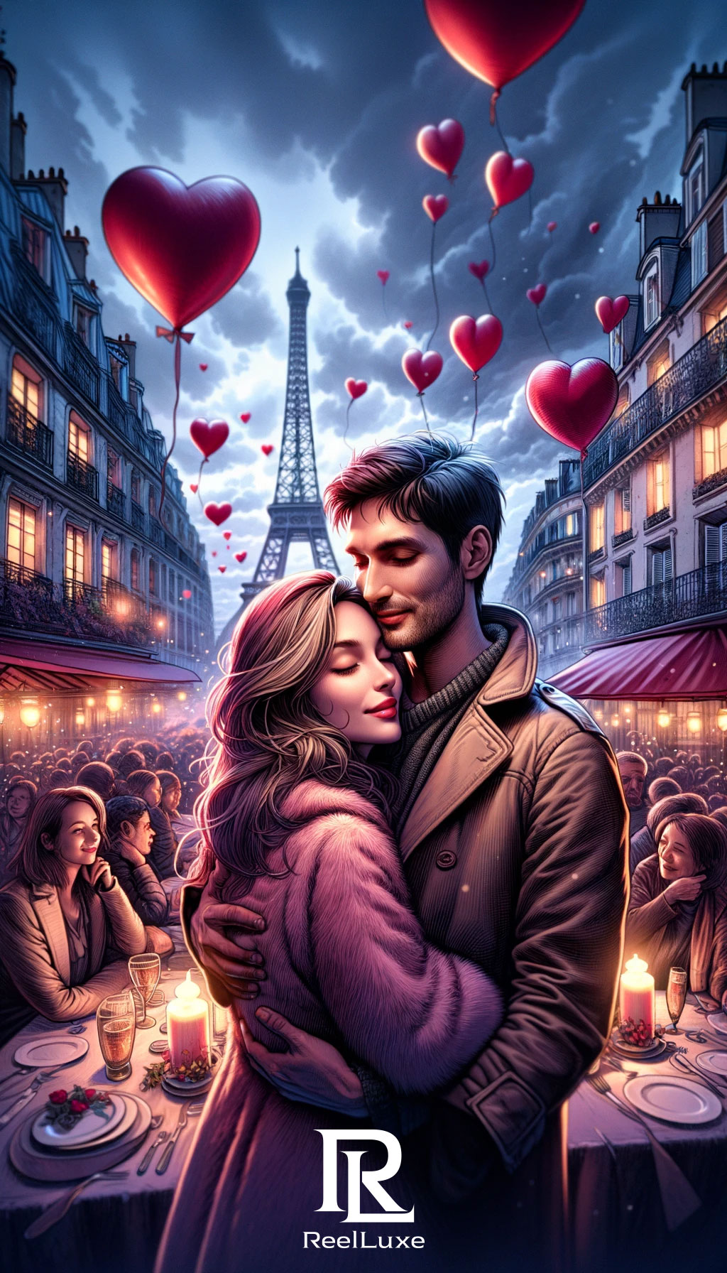 Romance in the Air - Valentine's Day - Beauty and Fashion - Paris, France - 3